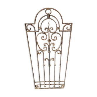 Wrought iron door grid