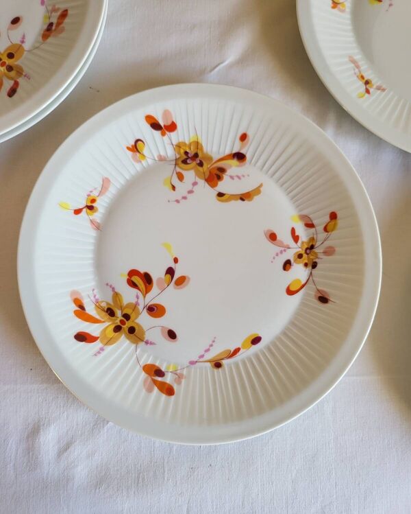 6 Assiettes à Dessert en Porcelaine Haviland France Limoges