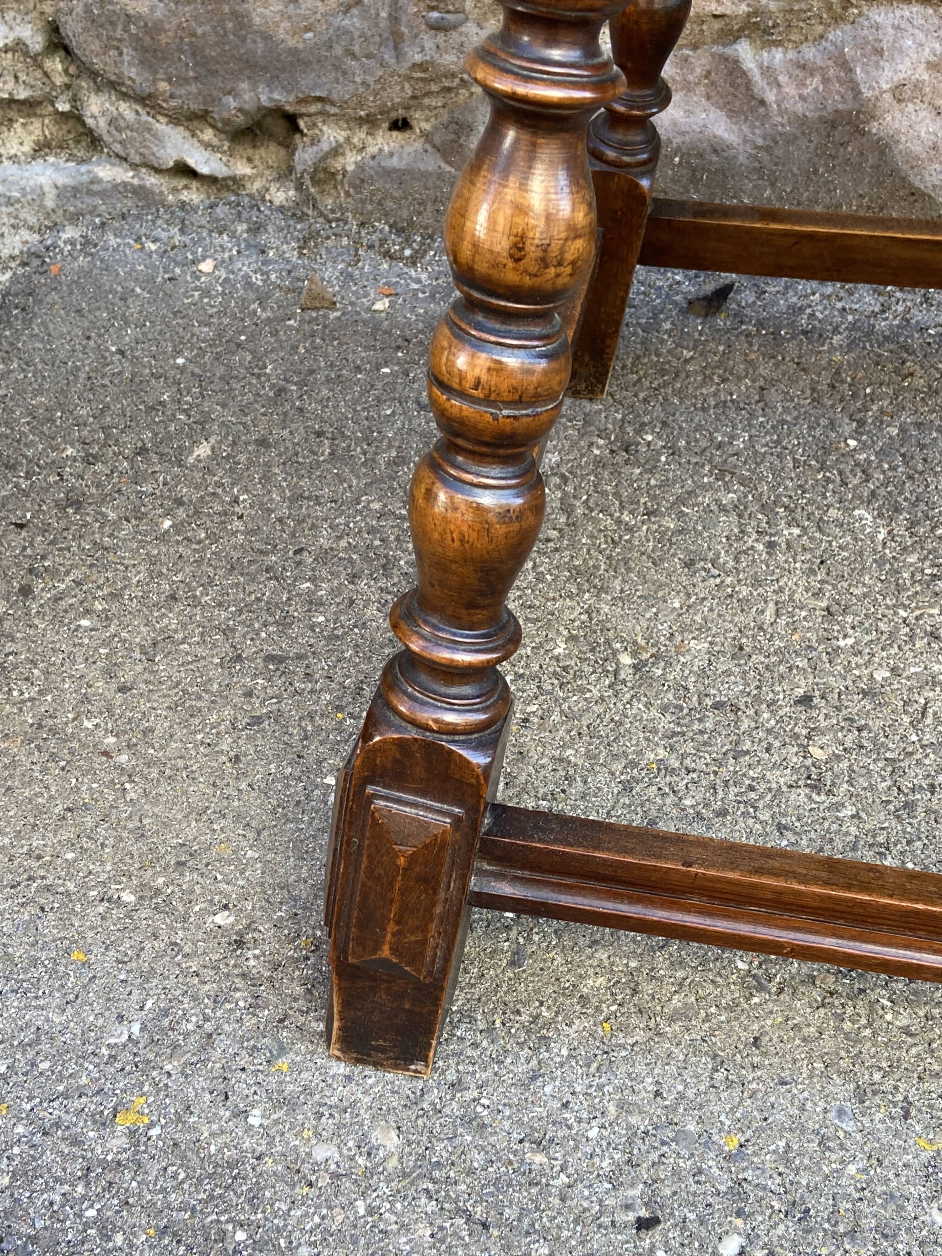 Art Deco 1930 Walnut Bench