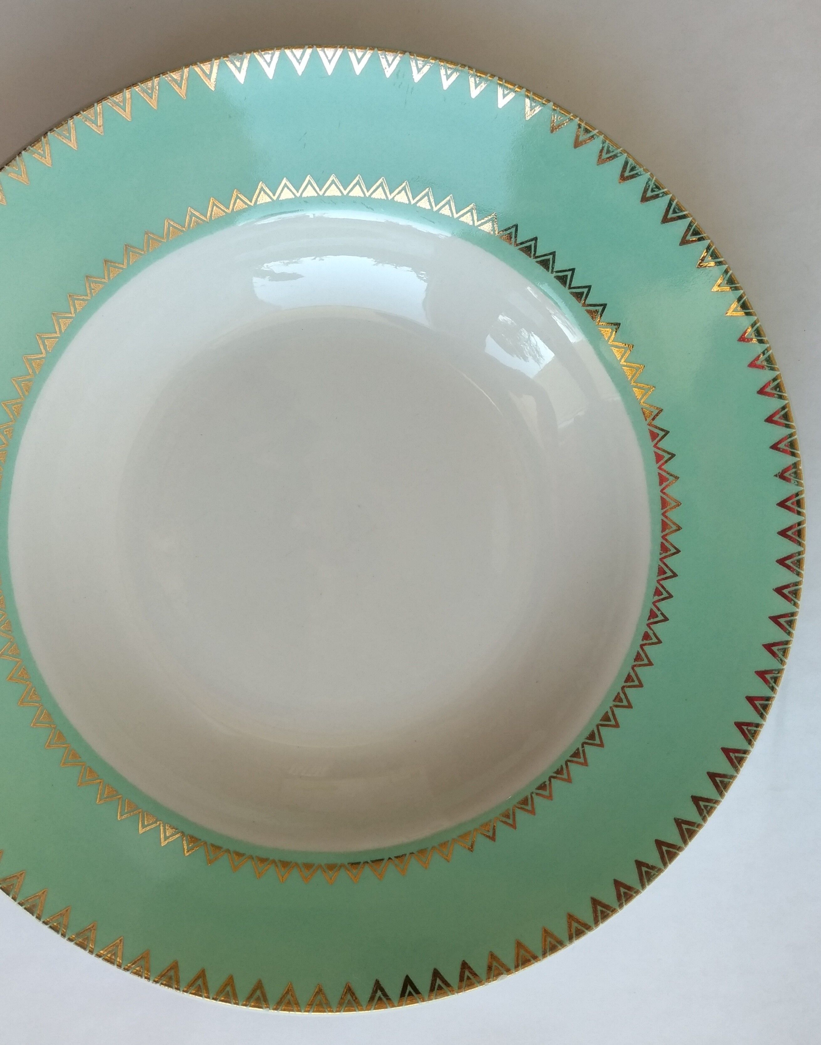 5 hollow plates Mint Terre de fer-Badonvillers-XXe