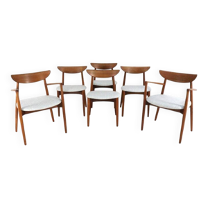 Ensemble de 4+2 chaises - ostergaard