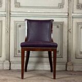 Set of 4 Art Deco chairs and 4 armchairs in rosewood, circa 1930