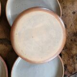 Authentic stoneware dinner plates
