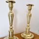 Pair of brass candlesticks