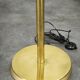 Pair of Brass and Amber Glass Floor Lamps from Kamenický Šenov, 1970s
