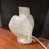 Ceramic owl lamp 1980