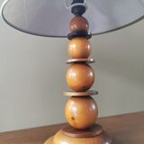 Old Wooden Art Deco style lamp