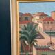 Original Swedish Oil on Canvas – “Motif from Italy” by K. Berthel – Signed – Dated 1949 – Vintage & Framed – 73 × 61 cm (28.7" × 24")