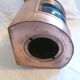 lantern lantern in copper and blue curved glass nautical object