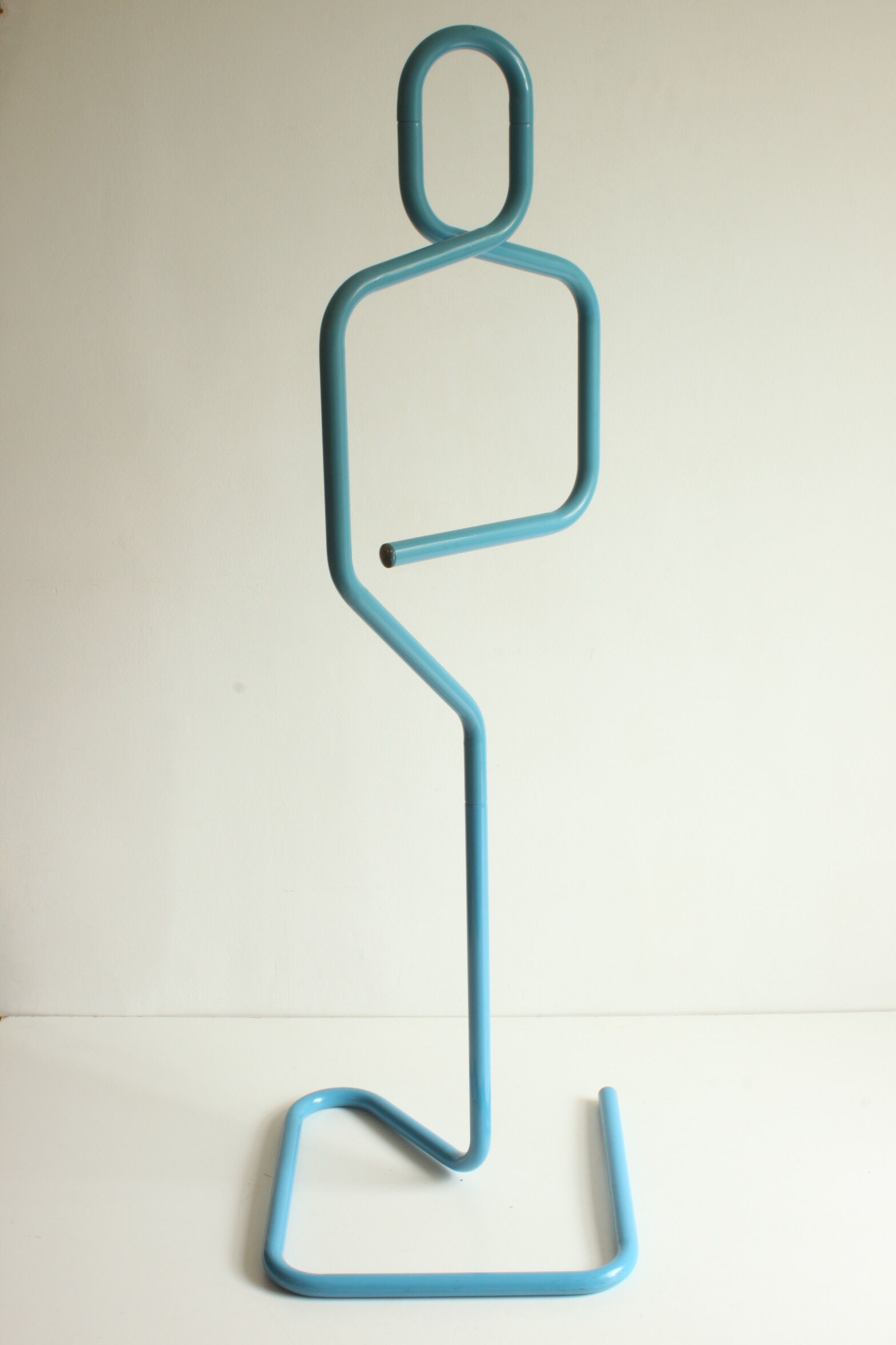 Bleu tubulaire en acier Popart style mannequin dressboy valet