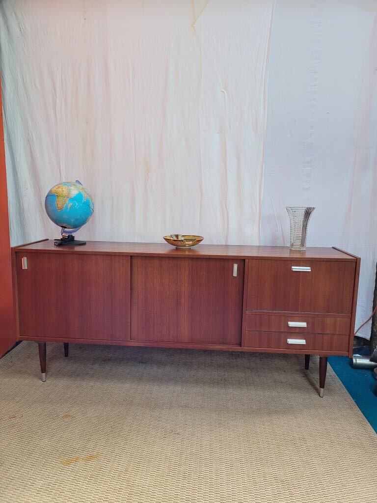 Sideboard 70s plated teak.