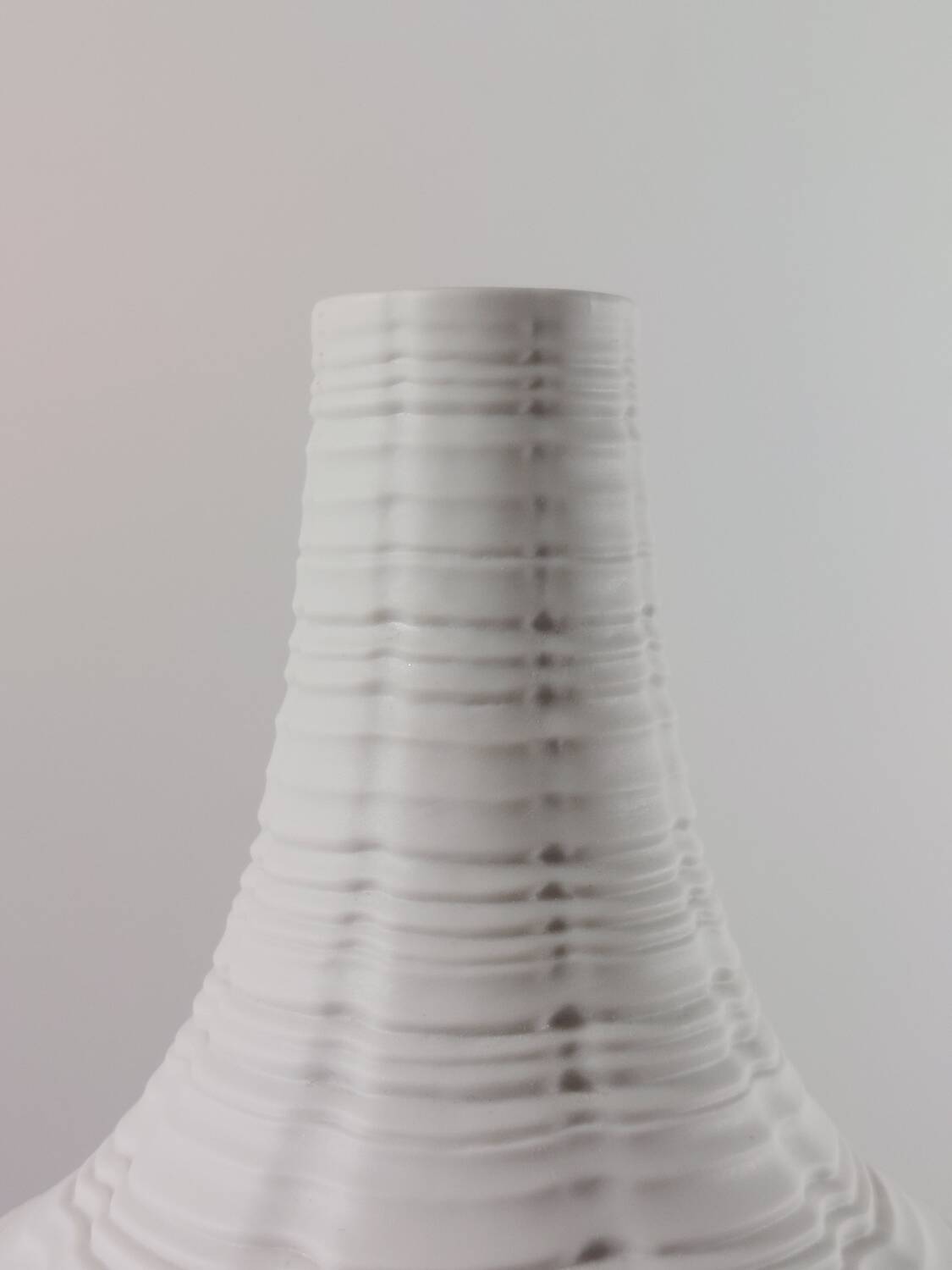 Vintage porcelain biscuit vase by Heinrich, Germany.