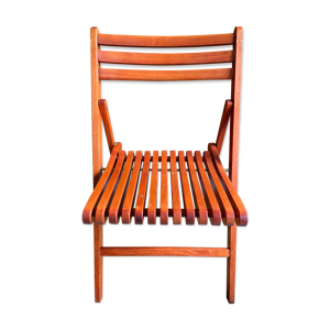 Chaise pliante en bois