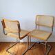 Paire de chaises cannées B32 Marcel Breuer