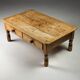 English coffee table 19th century pine
