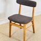 Ensemble de quatre chaises Farstrup danoises en chêne