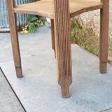Art deco pedestal bedside table