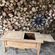 Solid oak coffee table