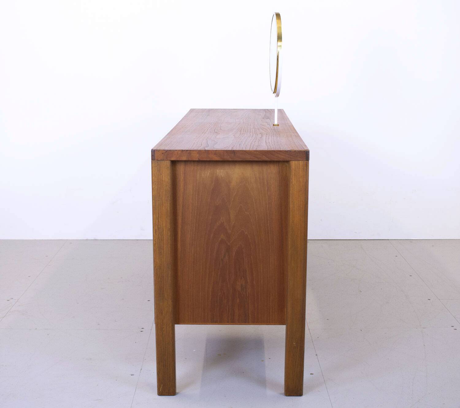Table de maquillage en teck Gordon Russell du milieu du siècle