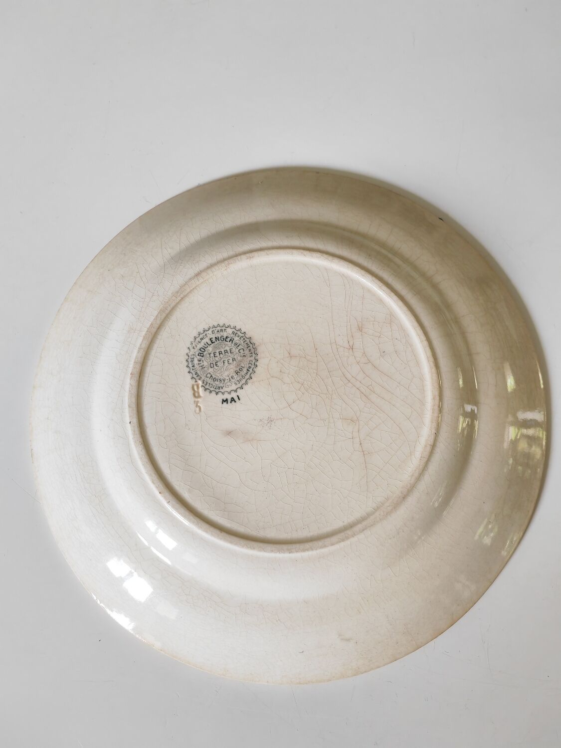 Plate May land of iron