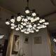 Lustre gaetano sciolari "cubic" 57 feux