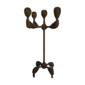 Chandelier vintage candélabres en cordages