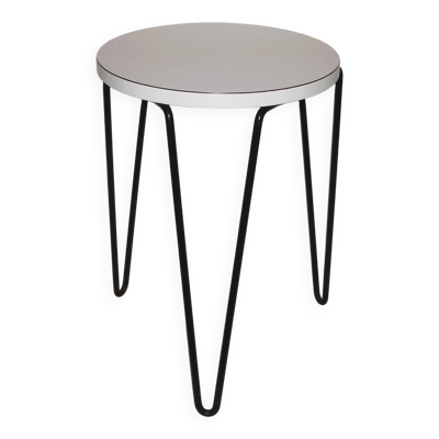 Tabouret tripode - Florence Knoll - Hairpin modèle 75 des années 50