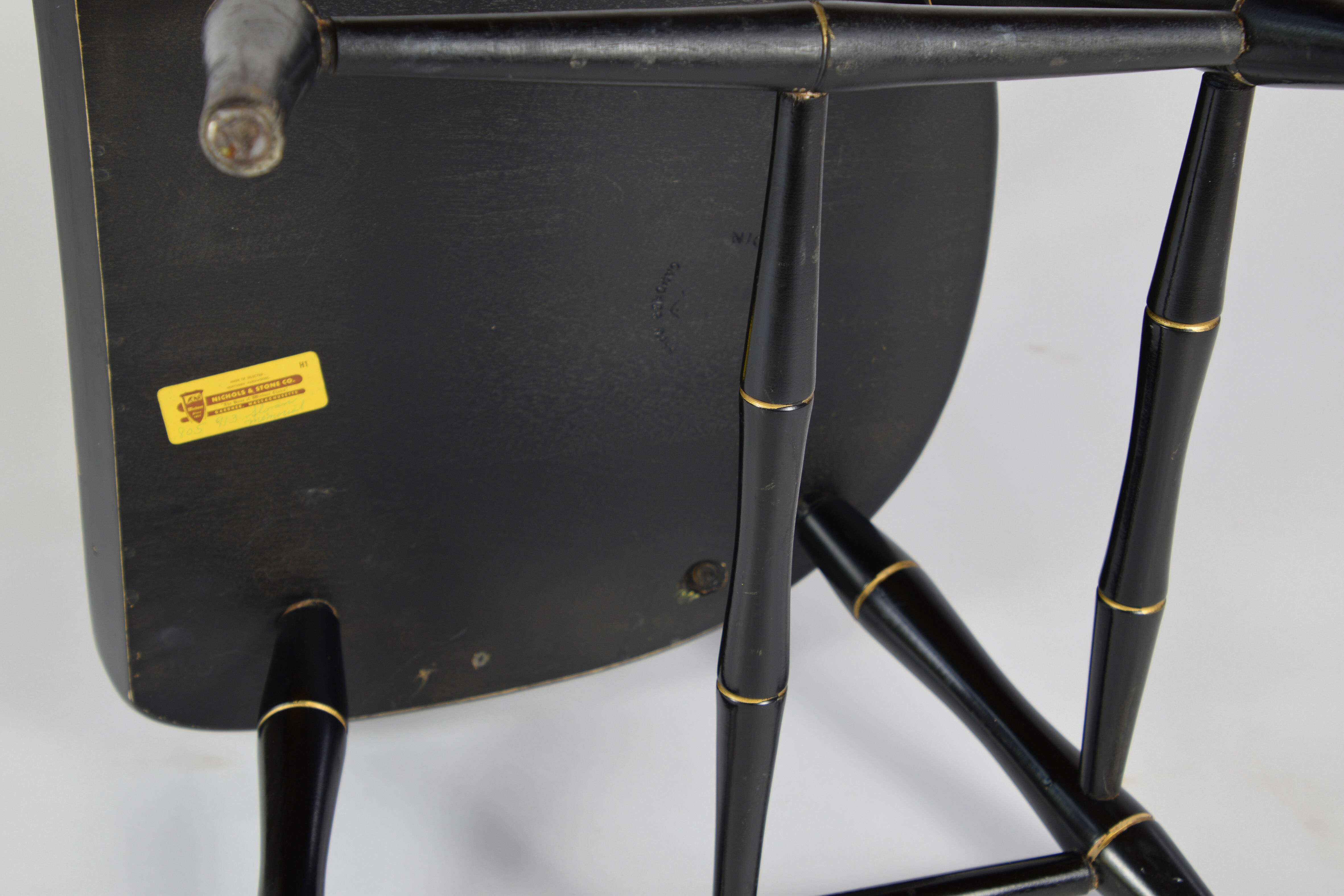 American office chair, black, Nicholas & Stone Co. Massachusetts, 1970s