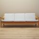 Oak sofa, Danish design, 1960s, designer: Hans J. Wegner, manufacturer: Get
