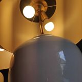 Lamps 2 white cracked ceramic foot fires