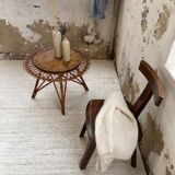Table basse rotin « soleil »