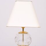 Crystal Ball Table lamp Hollywood Regency Germany 1970s