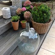 Dame -jeanne Vibesal 20 L in transparent glass / vintage 60s-70s