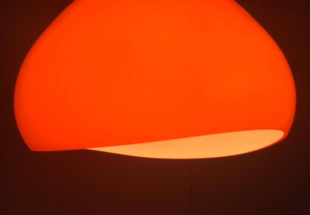 Krokus P1061 pendant lamp, mid-century Danish by Sigvard Bernadotte and Acton Bjørn for Nordisk Solar.