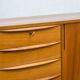 Enfilade années 50, noyer, restauré, 150cm