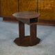 Art Deco side table in rosewood veneer