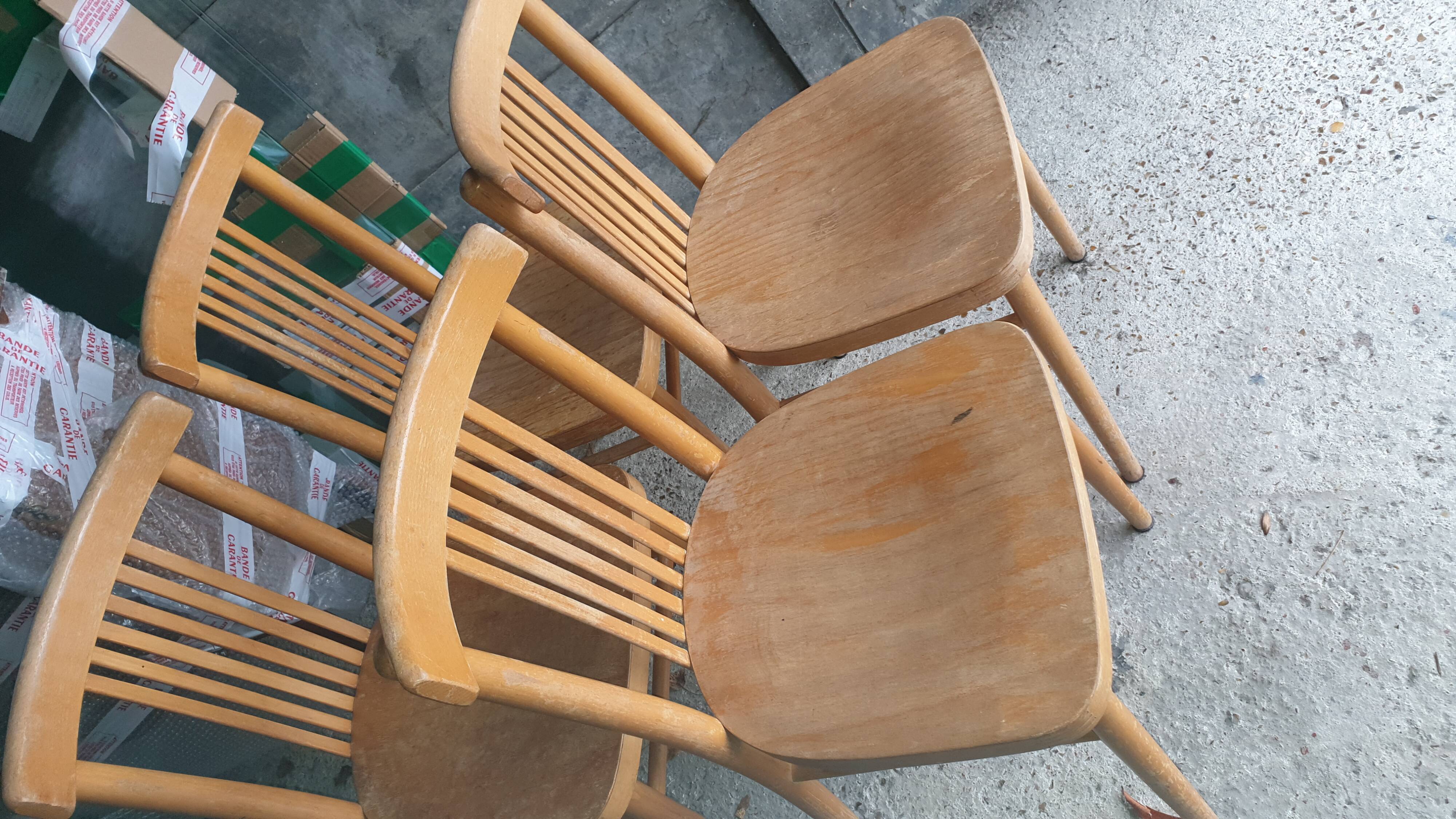 4 bistrot Thonet chairs 50/60