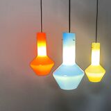 Vintage italian murano glass chandelier, 1960s