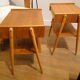 Pair of bedside teaks in AB Carlström & Co Möbelfabrik 1960