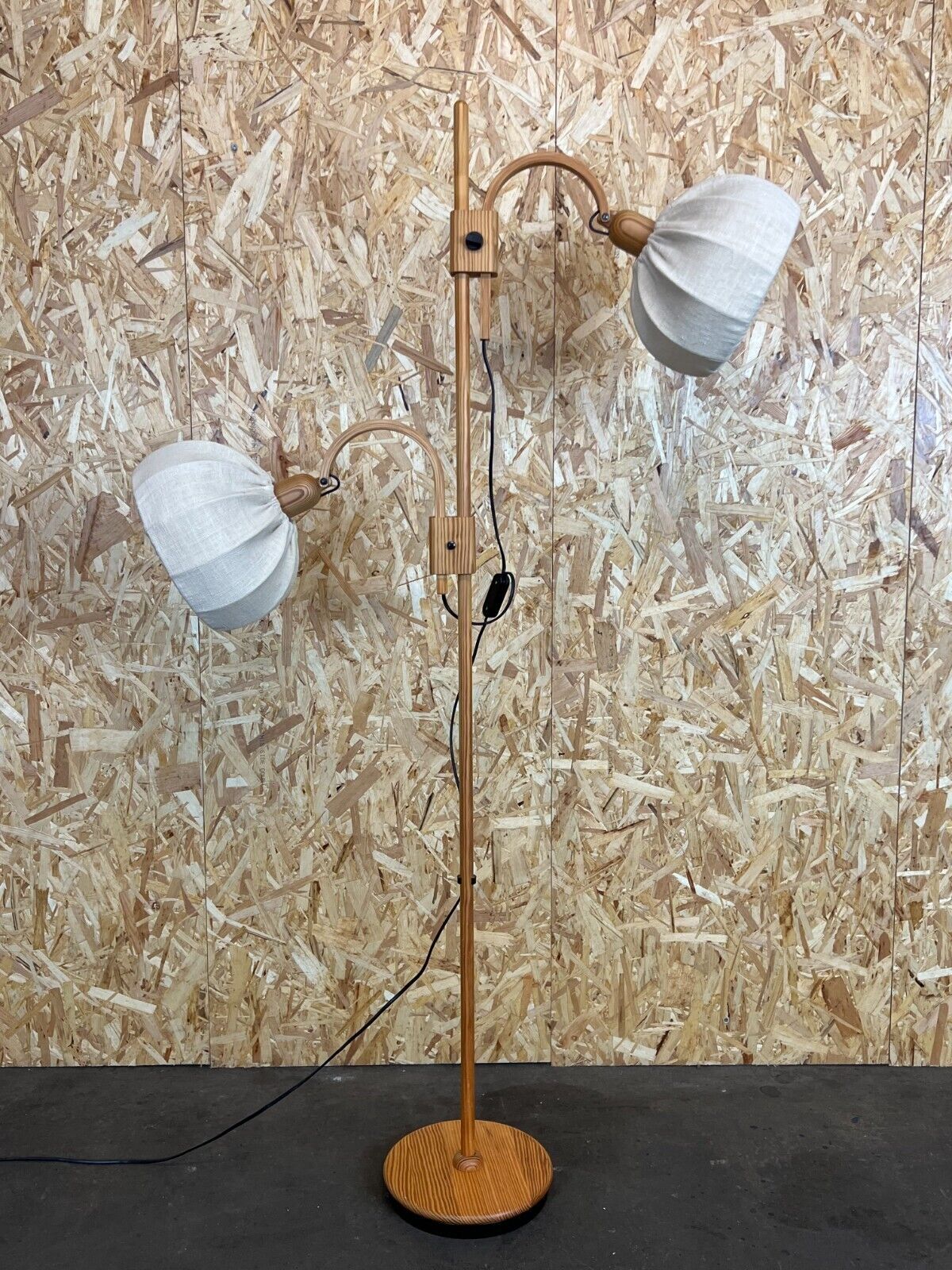 Floor lamp Domus pine Danish design Denmark, 60/70