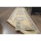 1970s Vintage Turkish Hand-Knotted Wool Cotton Orange Runner Rug 77x314