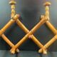 Bamboo imitation wooden coat rack and hat rack