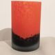 Antique Art Deco pâte de verre vase signed Laflor