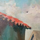 Canvas oil landscape alley 60x80cm