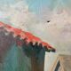 Toile huile paysage ruelle 60x80cm