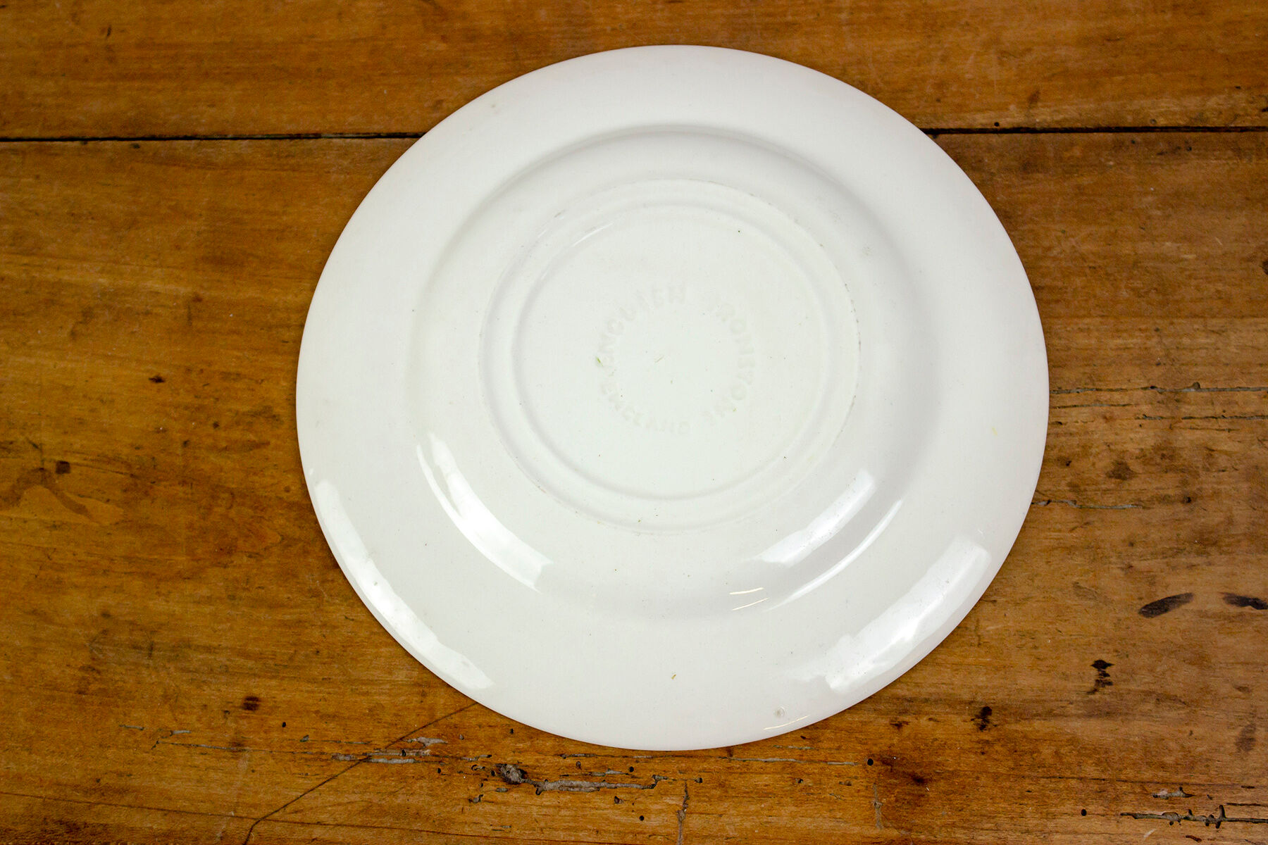 Dessert plate - floral blue décor - Ironstone England