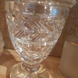 Cut crystal candy pot h 33 cm
