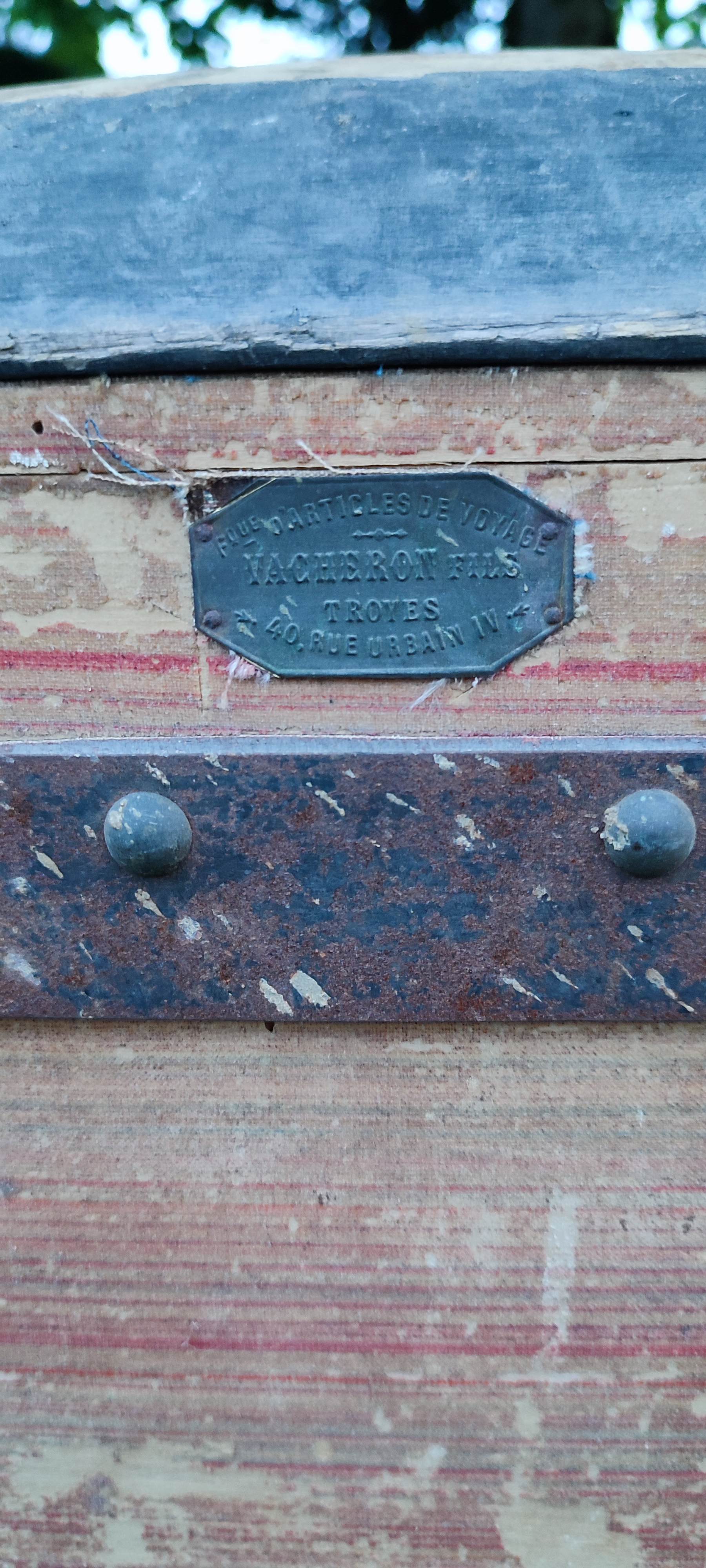 Former travel trunk Vacheron Fils Troyes