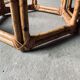 2 octagonal rattan coffee tables
