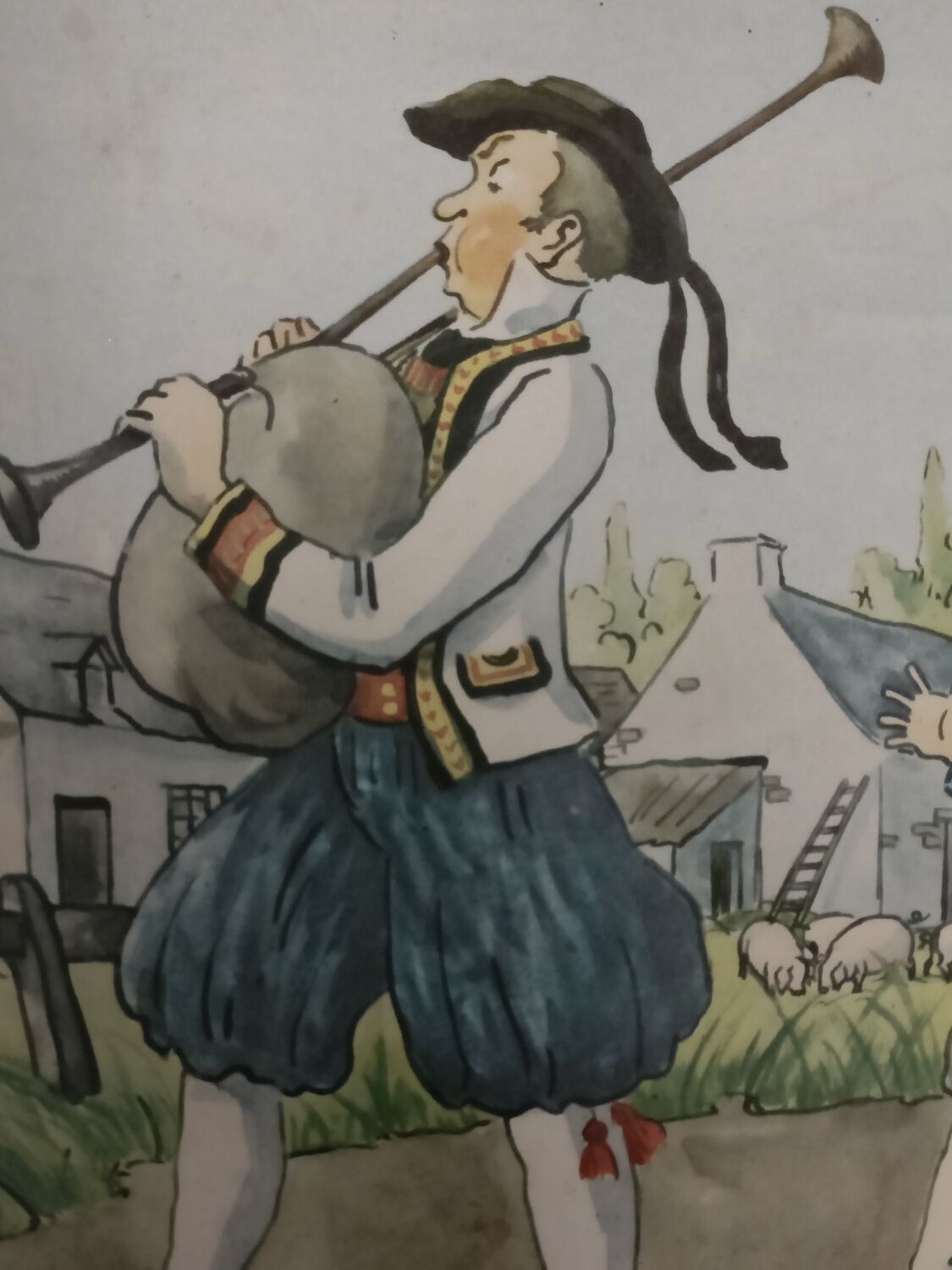 Rectangular educational poster, Brittany